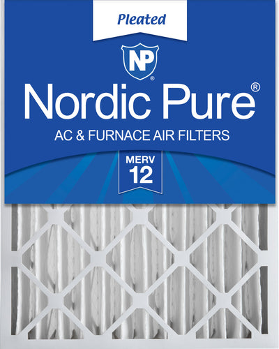 16x20x4 (3 5/8) Pleated MERV 12 Air Filters