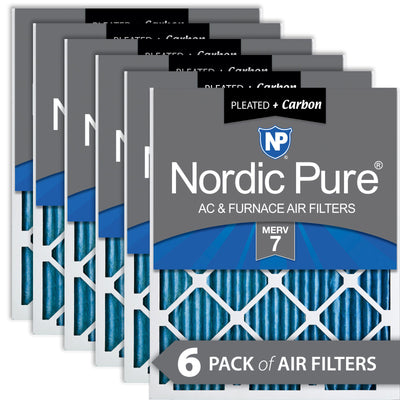 30x30x1 MERV 7 Plus Carbon AC Furnace Filters