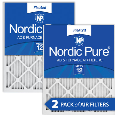 18x20x1 Pleated MERV 12 Air Filters