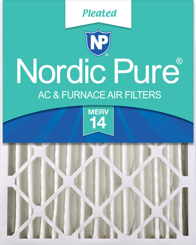 20x25x4 (3 5/8) Pleated MERV 14 Air Filters
