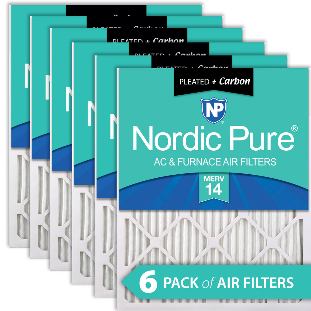 30x30x1 MERV 14 Plus Carbon AC Furnace Filters