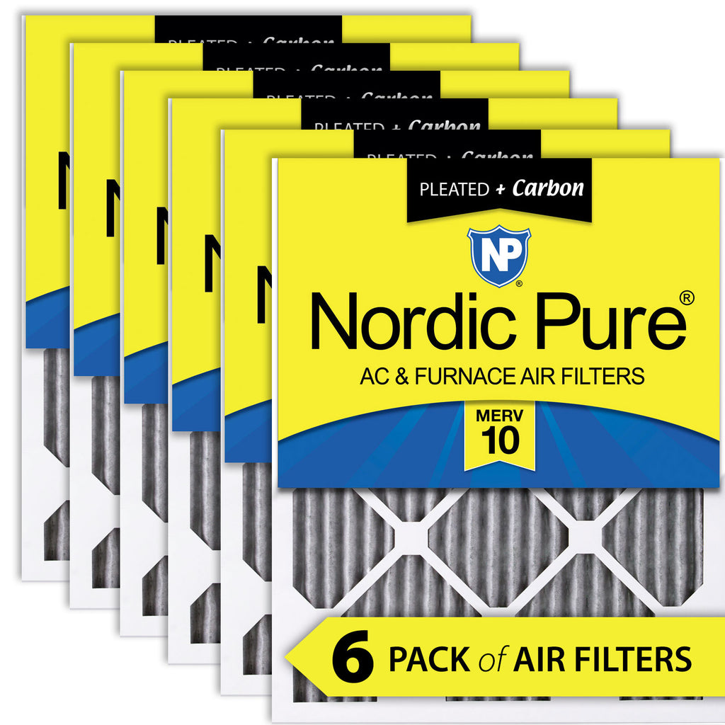30x30x1 MERV 10 Plus Carbon AC Furnace Filters
