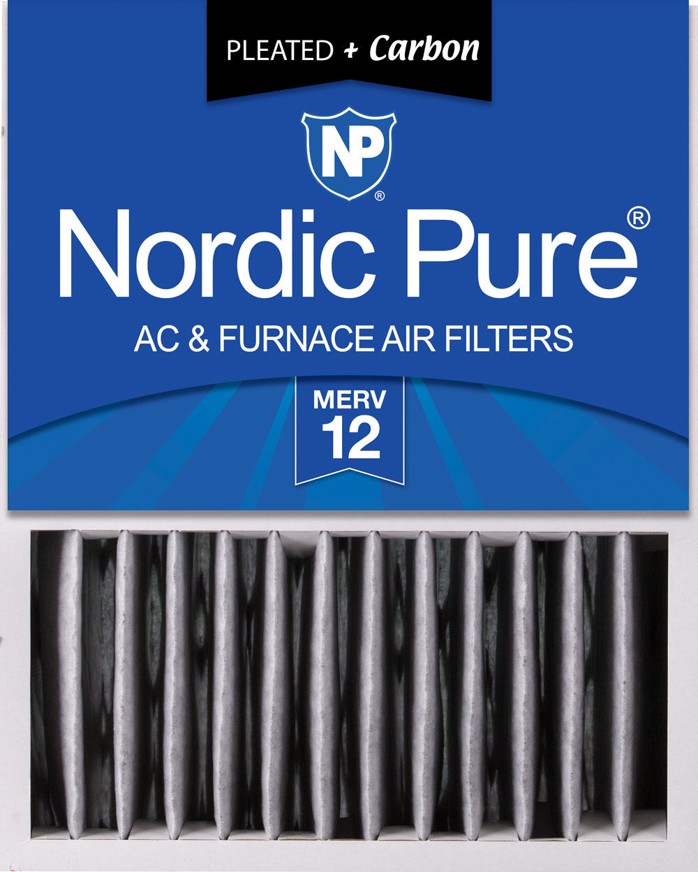 16x20x5 (4 3/8) Honeywell/Lennox Replacement Air Filters MERV 12 Pleated Plus Carbon