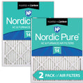 14x14x1 Pleated Air Filters MERV 14 Plus Carbon