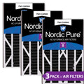 Air Bear Cub 16x25x3 Replacement 259112-101 Pure Carbon Pleated Odor Reduction Merv 8 Furnace Filters