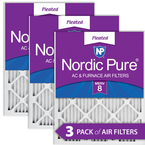 12x18x1 Pleated MERV 8 Air Filters