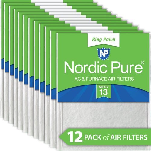 12x24x 1/2 Half Inch Ring Panel MERV 13 Furnace Air Filters