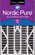 Air Bear Cub 16x25x3 Air Filter Replacement MERV 8 Pleated Plus Carbon