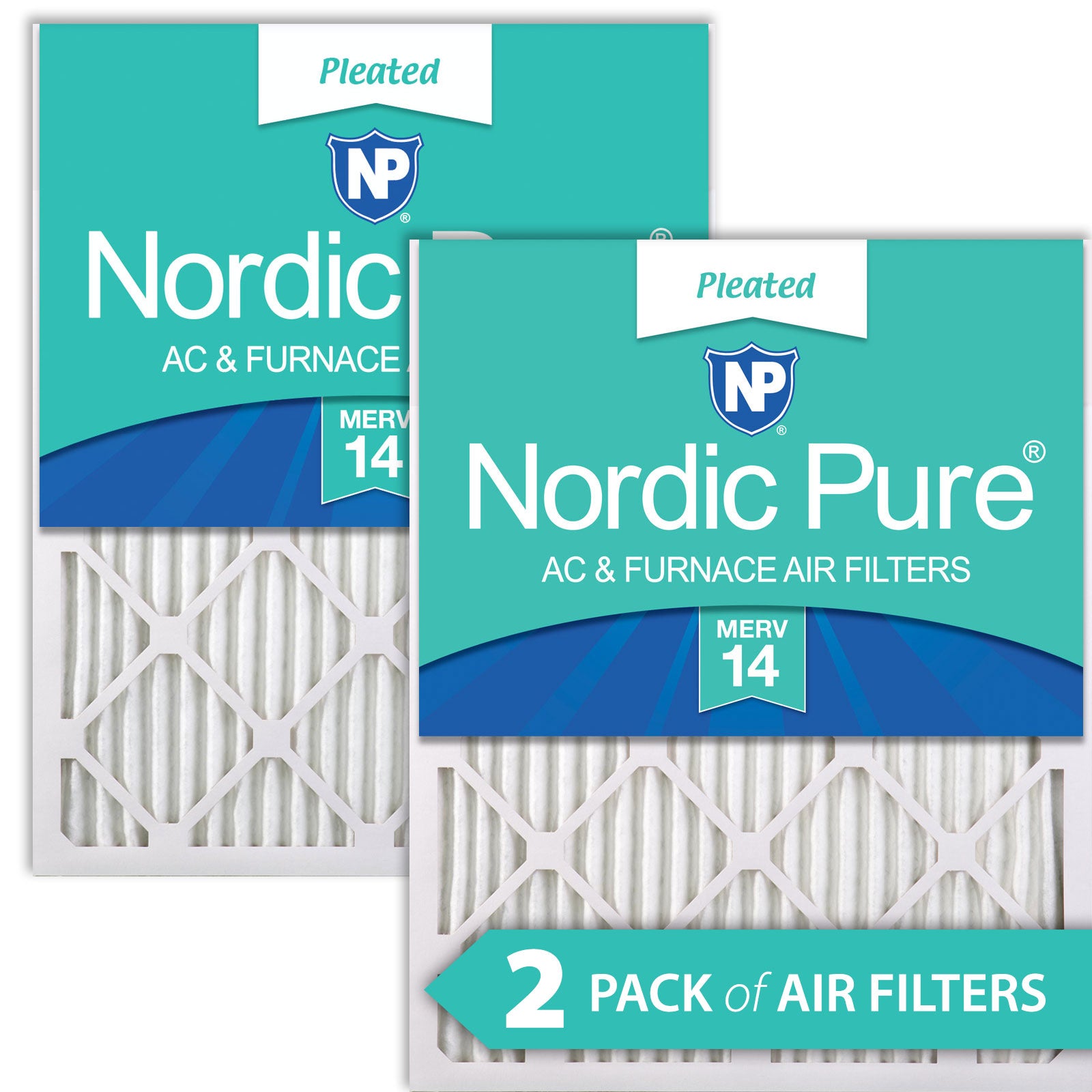 12x18x1 Pleated MERV 14 Air Filters