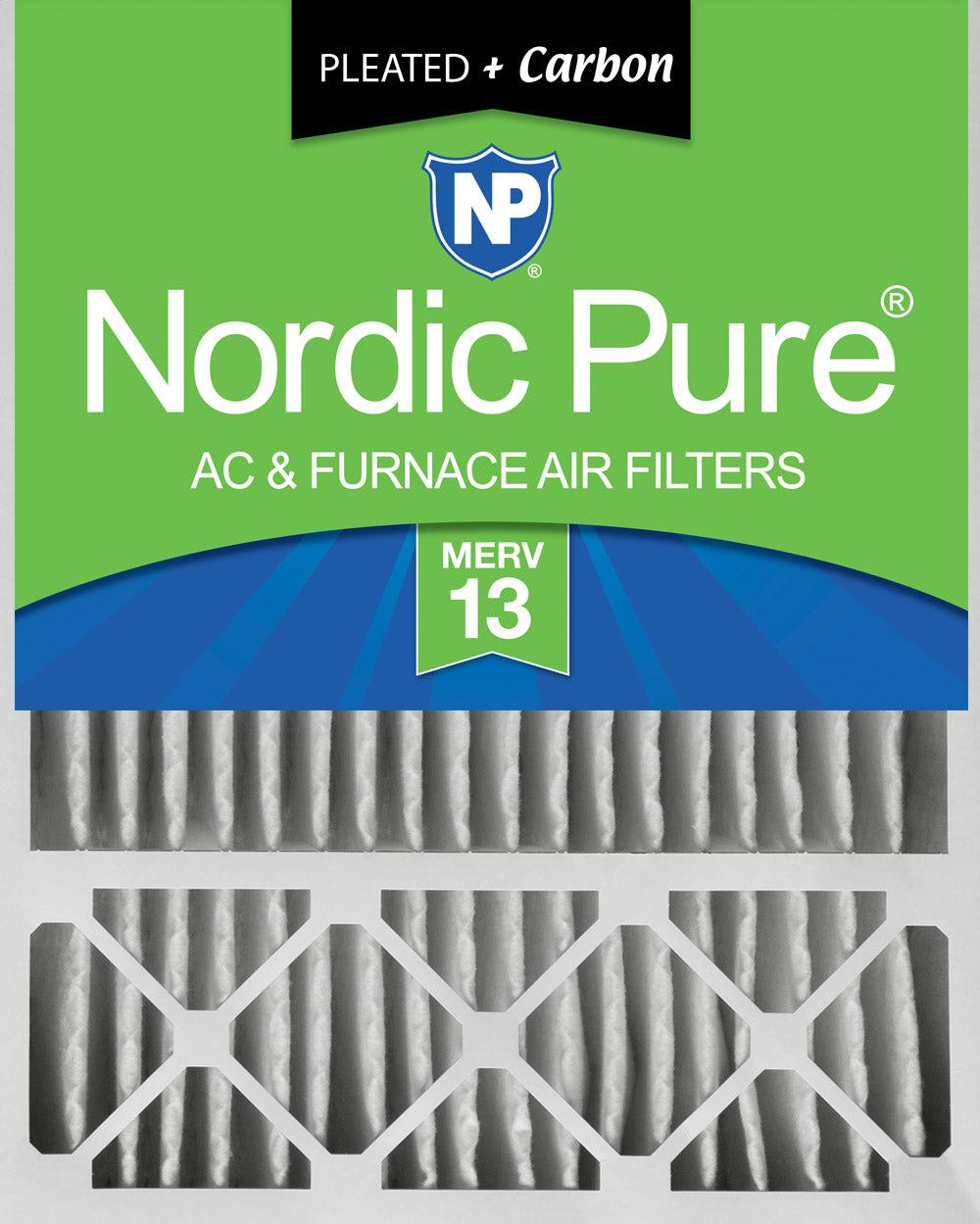 20x25x5 (4 3/8) Honeywell/Lennox Replacement Air Filters MERV 13 Plus Carbon