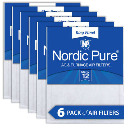 12x24x 1/2 Half Inch Ring Panel MERV 12 Furnace Air Filters