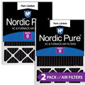 20x25x5 (4 3/8) Honeywell/Lennox Replacement Pure Carbon Pleated Odor Reduction Merv 8 Furnace Filters
