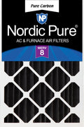 20x20x4 (3 5/8) Pure Carbon Pleated Odor Reduction Merv 8 Furnace Filter