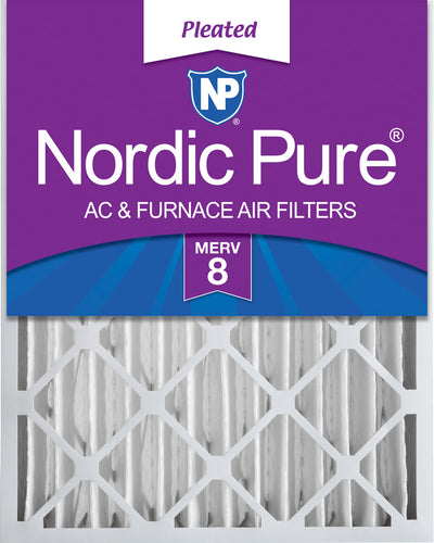 24x24x4 (3 5/8) Pleated MERV 8 Air Filters