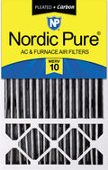 16x25x5 (4 3/8) Honeywell/Lennox Replacement Air Filters MERV 10 Pleated Plus Carbon
