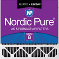 20x20x5 (4 3/8) Honeywell/Lennox Replacement Furnace Filters MERV 8 Pleated Plus Carbon
