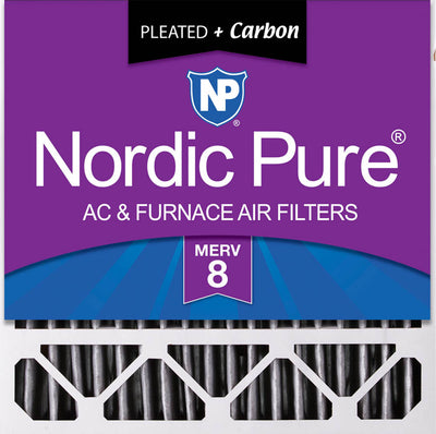 20x20x5 (4 3/8) Honeywell/Lennox Replacement Furnace Filters MERV 8 Pleated Plus Carbon