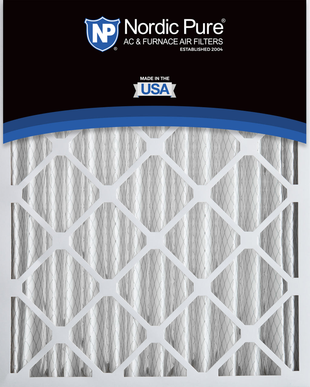 16x25x4 (3 5/8) Pleated MERV 12 Air Filters