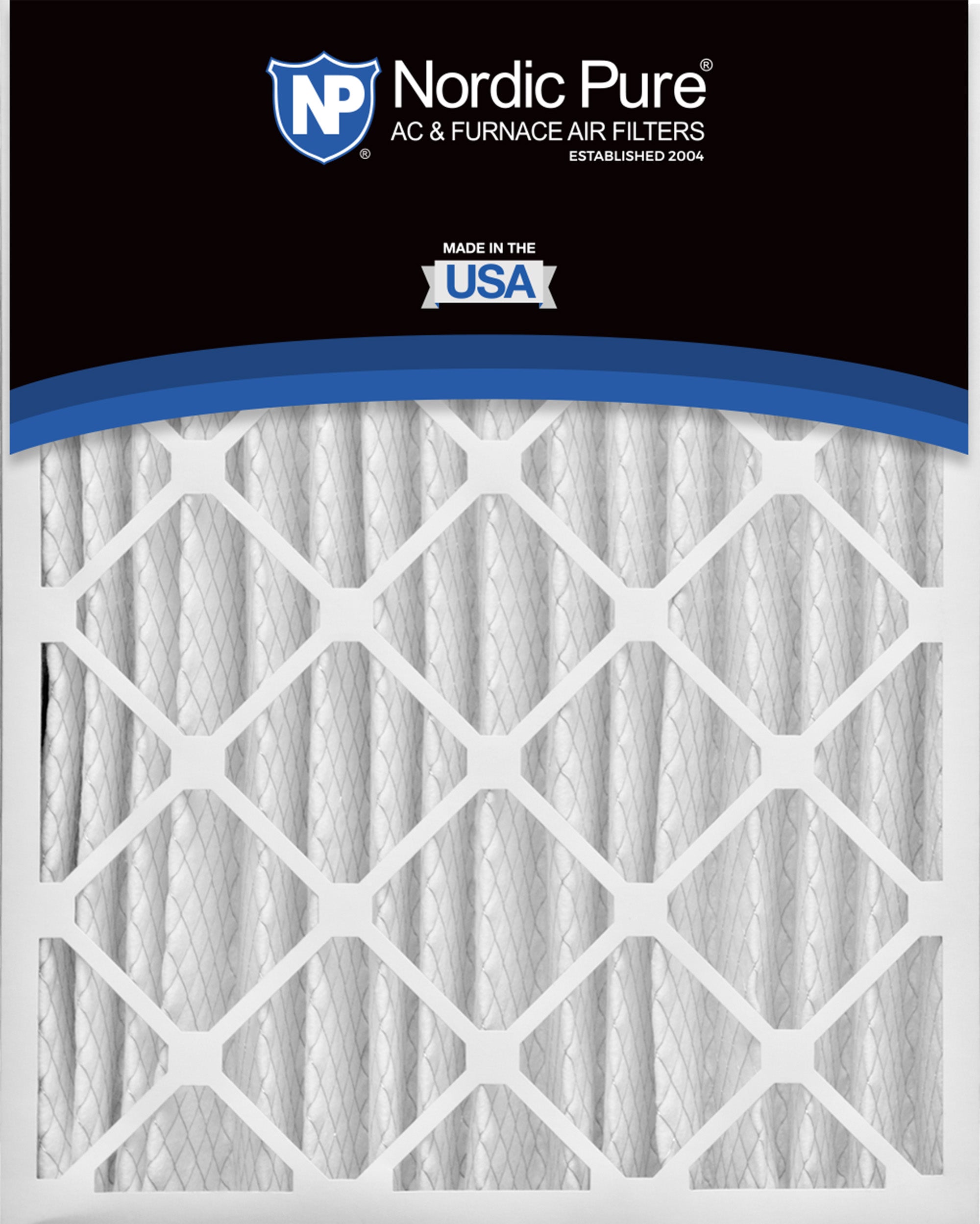 16x25x4 (3 5/8) Pleated MERV 15 Air Filters