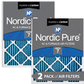 12x24x1 Pleated Air Filters MERV 7 Plus Carbon