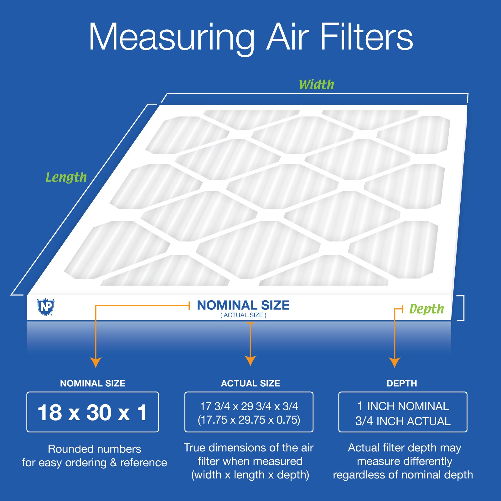18x30x1 Pleated MERV 14 Air Filters