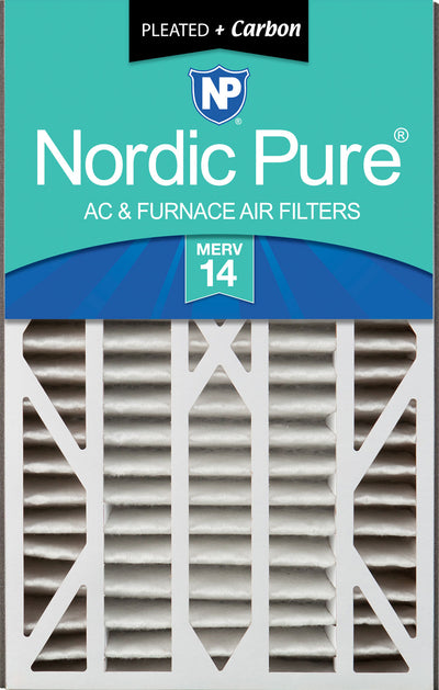 Air Bear Cub 16x25x3 Air Filter Replacement MERV 14 Plus Carbon