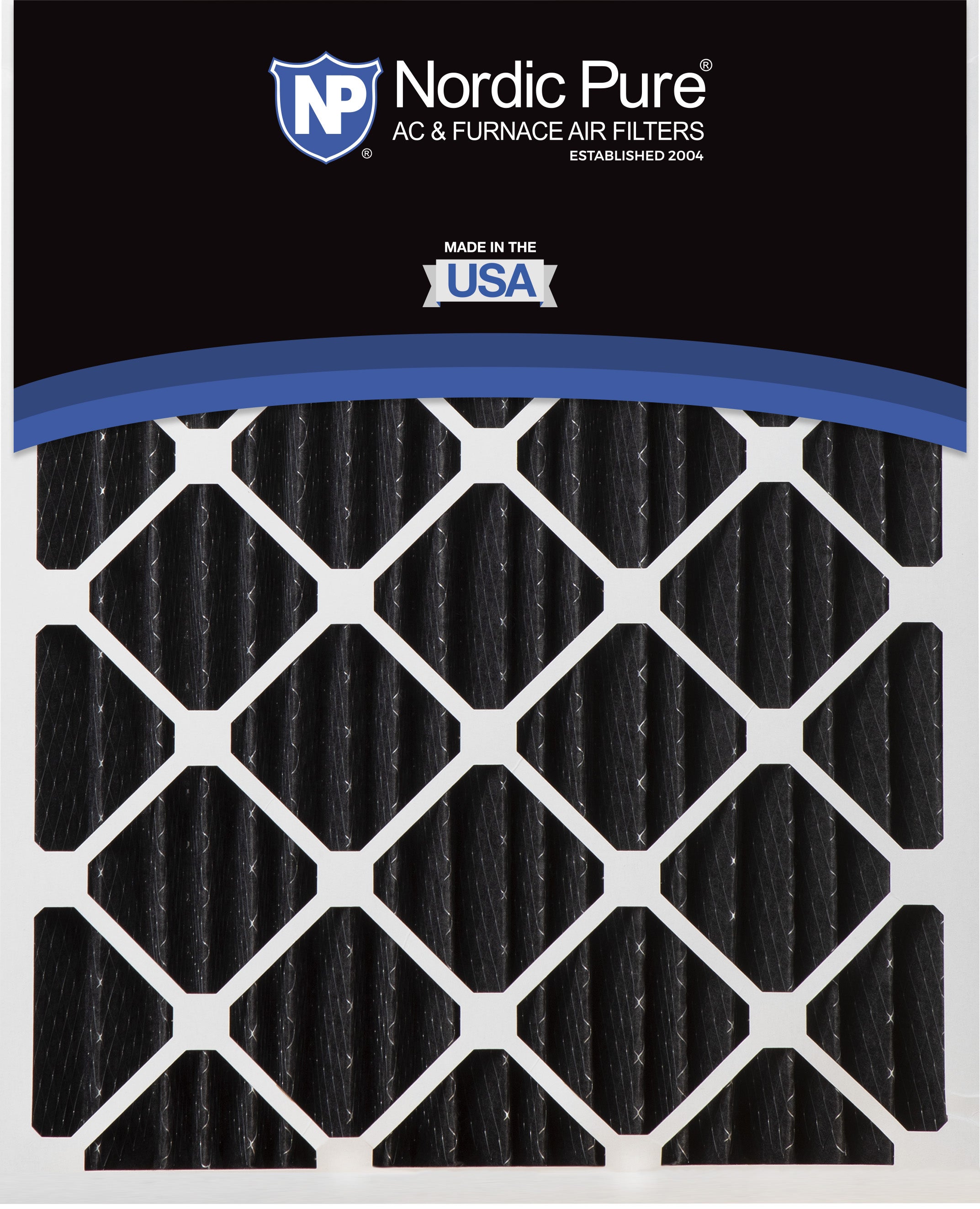 20x25x5 (4 3/8) Honeywell/Lennox Replacement Pure Carbon Pleated Odor Reduction Merv 8 Furnace Filter