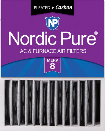 16x20x5 (4 3/8) Honeywell/Lennox Replacement Air Filters MERV 8 Pleated Plus Carbon