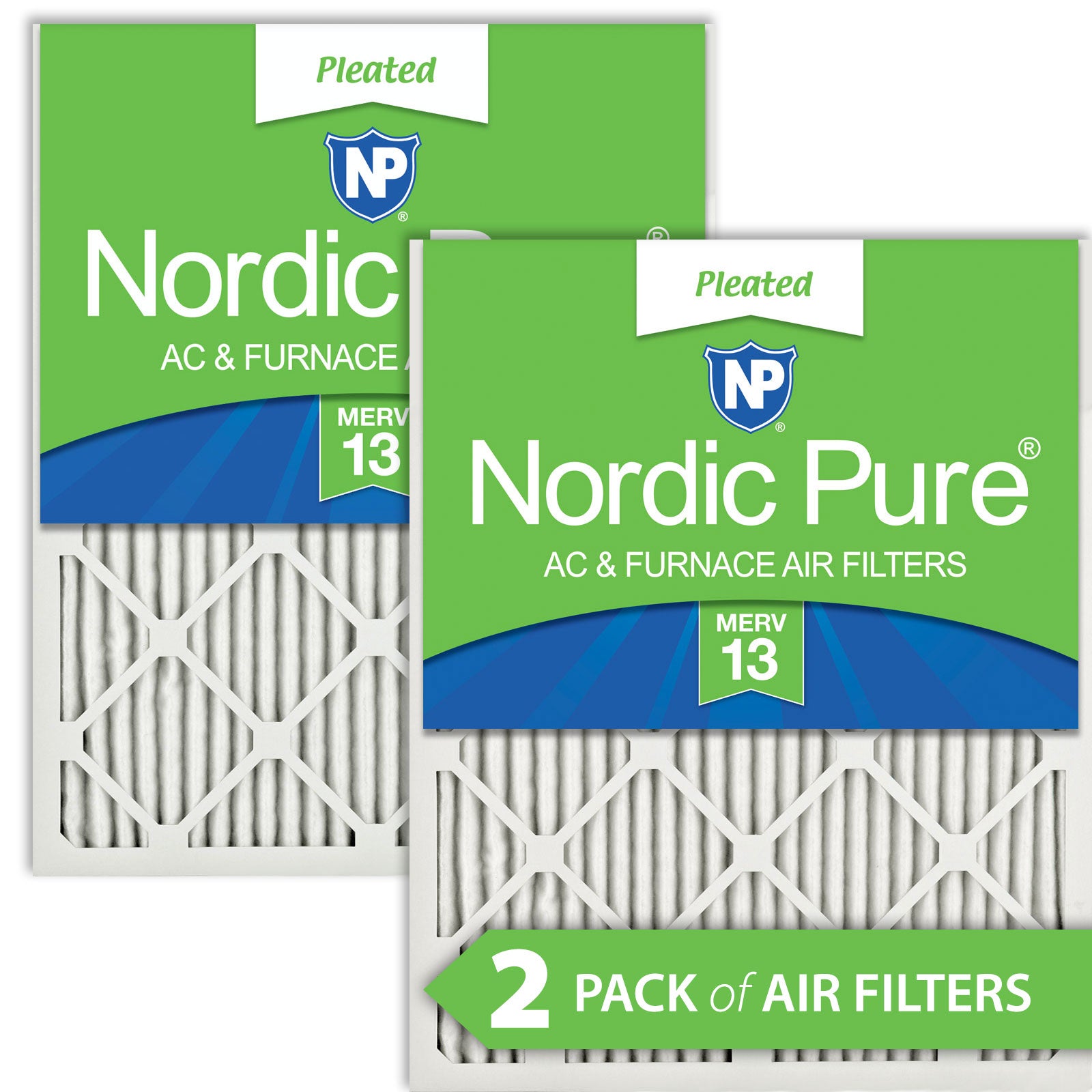 14x20x1 Pleated MERV 13 Air Filters