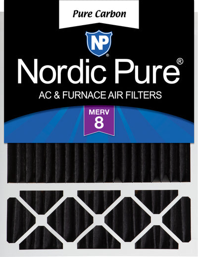20x25x5 (4 3/8) Honeywell/Lennox Replacement Pure Carbon Pleated Odor Reduction Merv 8 Furnace Filter