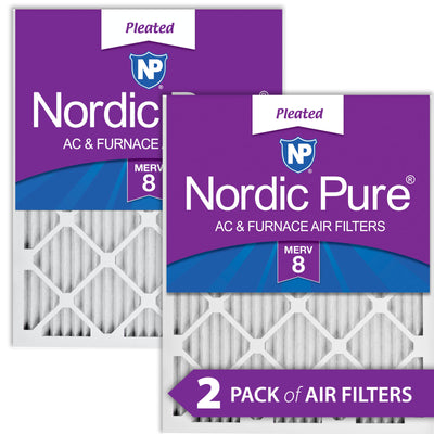 14x14x1 Pleated MERV 8 Air Filters