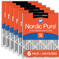 16x25x4 (3 5/8) Pleated Air Filters MERV 15 Plus Carbon