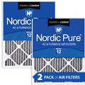 24x30x1 Furnace Air Filters MERV 12 Pleated Plus Carbon