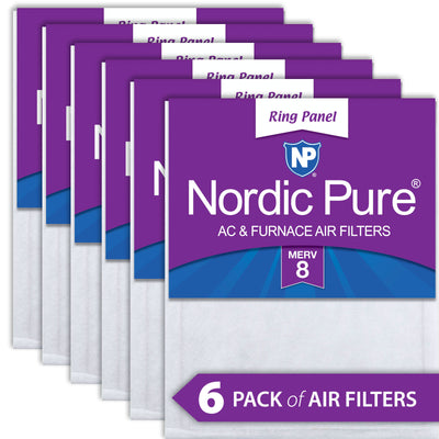 12x20x 1/2 Half Inch Ring Panel MERV 8 Furnace Air Filters