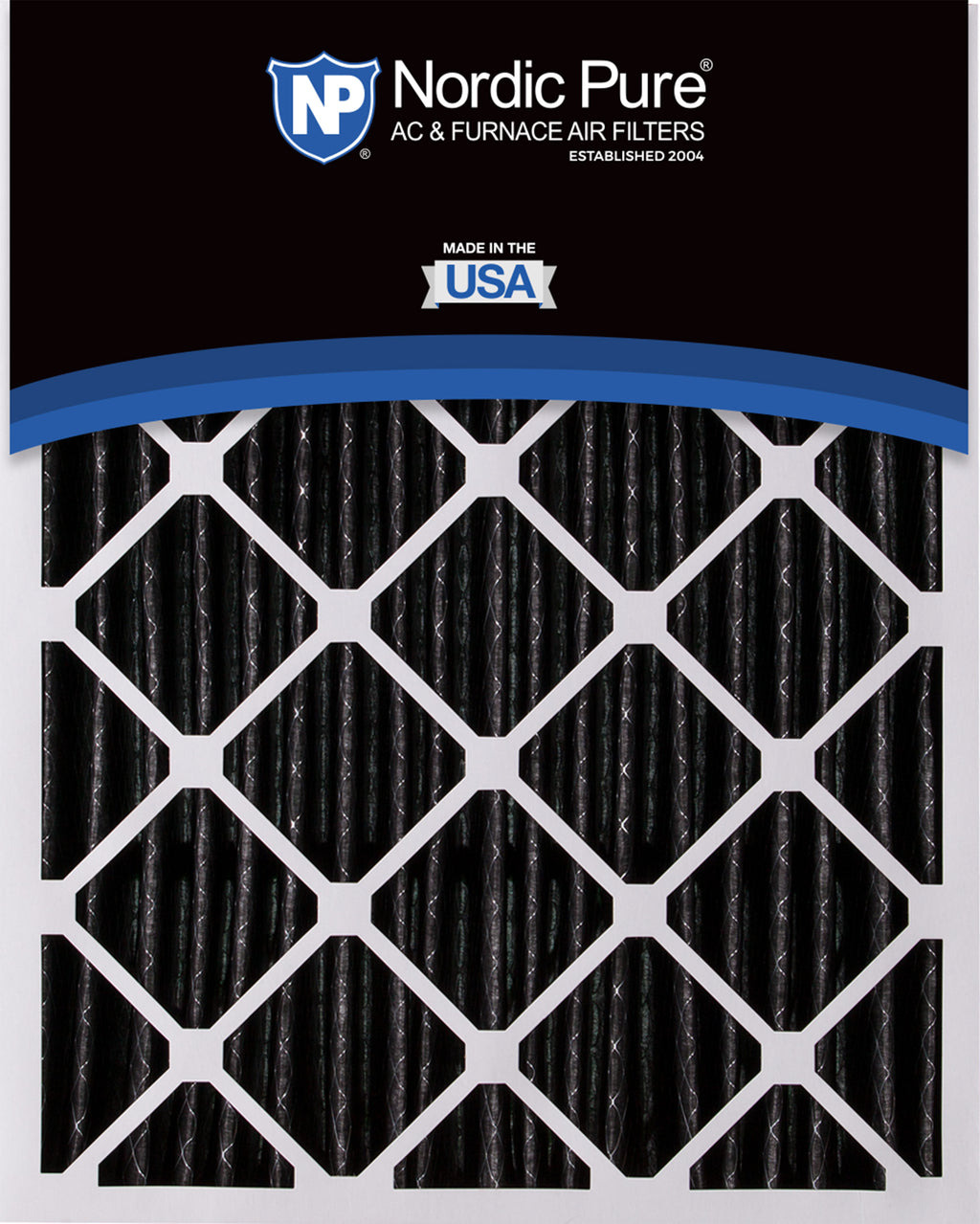 20x25x5 (4 3/8) Honeywell/Lennox Replacement Air Filters MERV 8 Pleated Plus Carbon