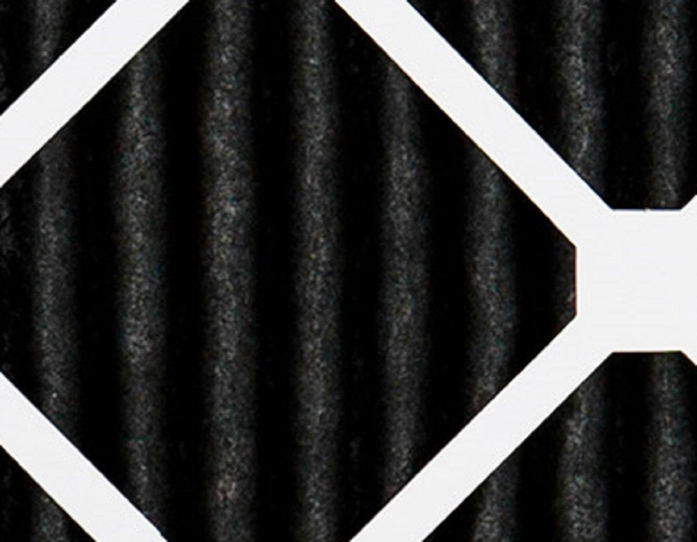 20x20x4 (3 5/8) Pure Carbon Pleated Odor Reduction Merv 8 Furnace Filter